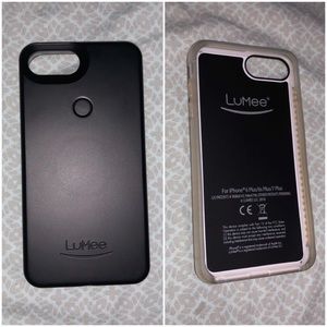 LuMee Black Iphone 6/6s/7 Plus Case
